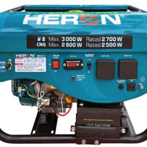 Heron 7hp, 3.0kW Hybrid, Petrol-LPG-NG Generator with Remote Start